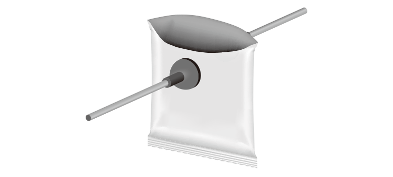 イメージ:袋を開ける